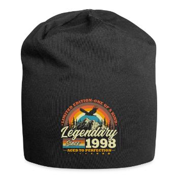 Legendary Since 1998 Vintage Birthday Gift - Jersey Beanie - black - Front