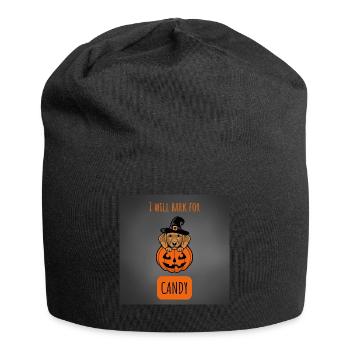 HALLOWEEN - Dog - Jersey-Beanie - Schwarz - Vorne