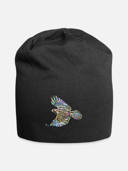 Falke - Jersey-Beanie - Schwarz