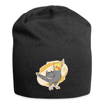 Cockatiel Cinnamon - Bonnet en jersey - noir - Devant