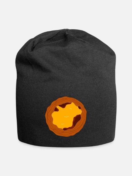 Portugiesische Eierkuchen - Jersey-Beanie - Schwarz