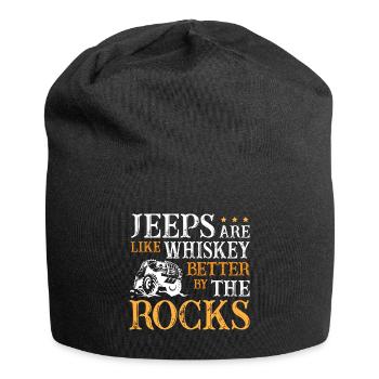 Jeeps Whisky et Rochers - Bonnet en jersey - noir - Devant