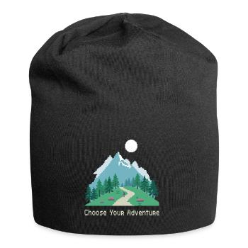 Retro Gaming Adventure - Jersey Beanie - black - Front