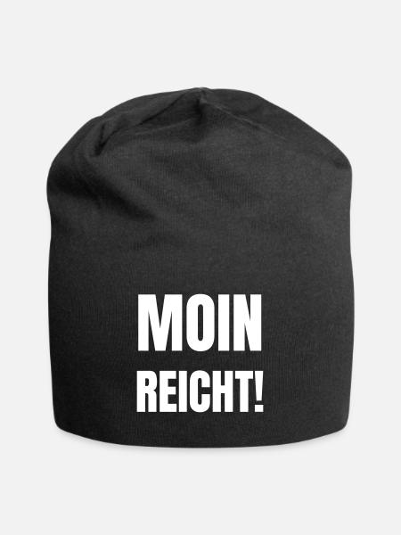 Moin reicht! - Jersey-Beanie - Schwarz