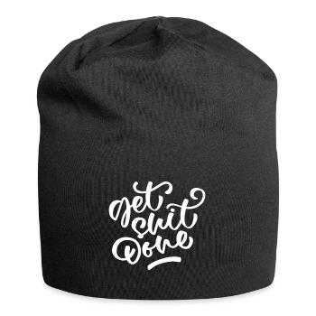 Get Shit Done - Jersey-Beanie - Schwarz - Vorne
