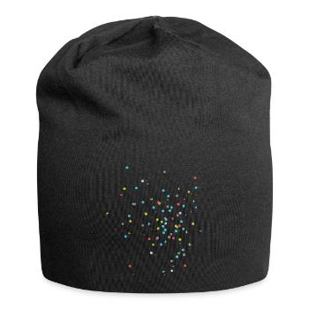 Konfetti - Jersey-Beanie - Schwarz - Vorne