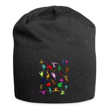 COLORFUL SILHOUETTES - Jersey-Beanie - Schwarz - Vorne