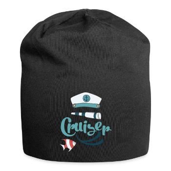 Kreuzfahrt - Jersey-Beanie - Schwarz - Vorne