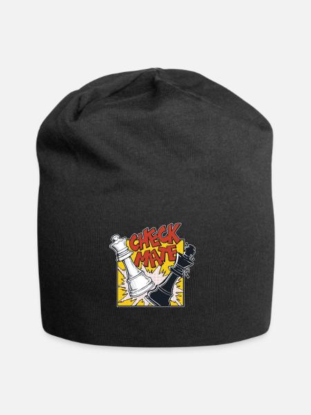 CHECKMATE (Schachmatt) - Bonnet en jersey - noir