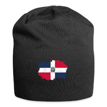 indigène Drapeau Roots Roots Re dominicaine - Bonnet en jersey - noir - Devant