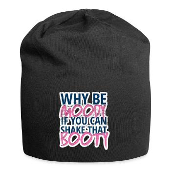 Sport - Gym - Fitness - Dancing - Workout - Gift - Jersey Beanie - black - Front