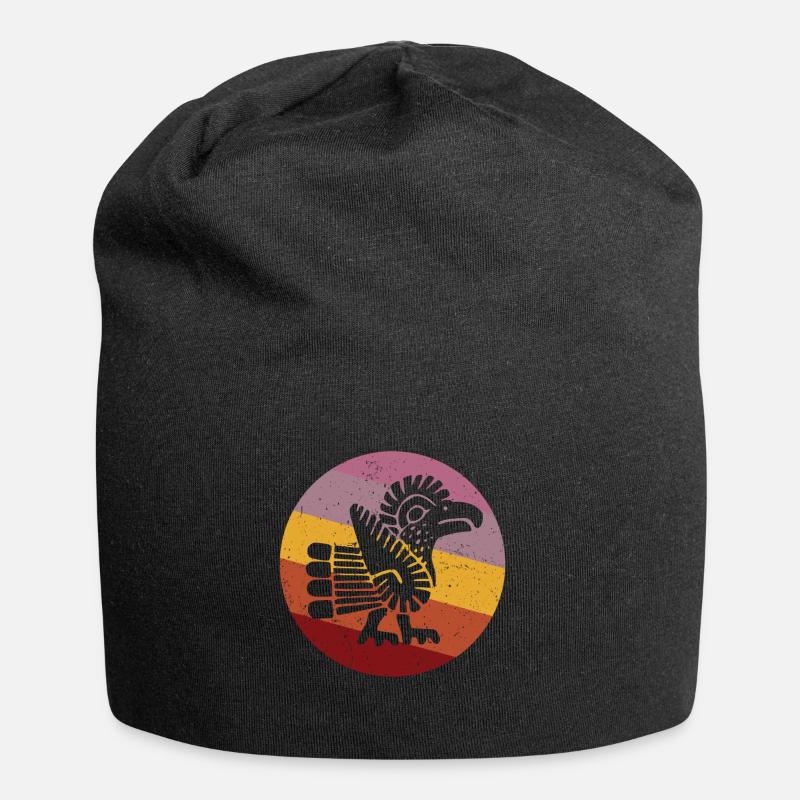 Style Navajo Turquie Retro - Bonnet en jersey - noir