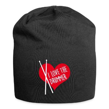 I love the drummer - I love the drummer - Jersey Beanie - black - Front