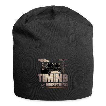 Timing is everything - Jersey-Beanie - Schwarz - Vorne