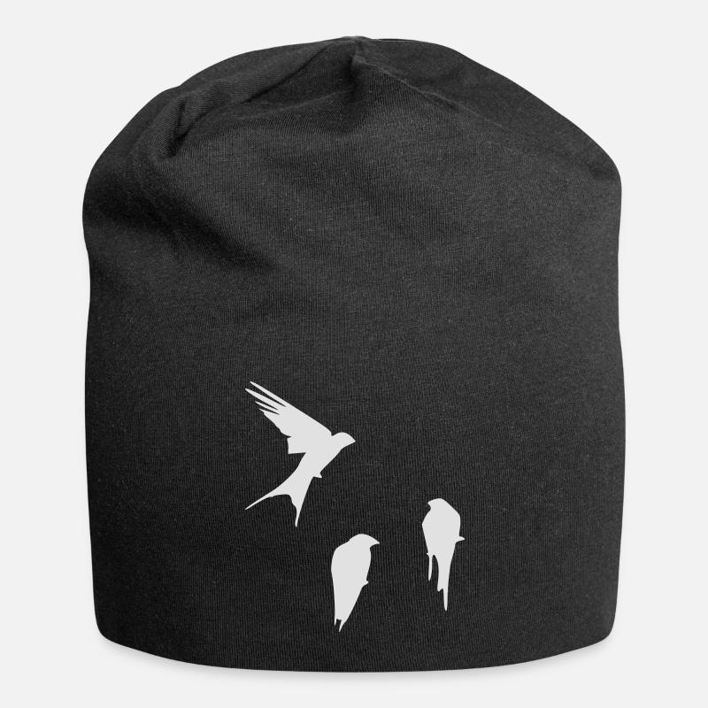 schwalben - Jersey-Beanie - Schwarz