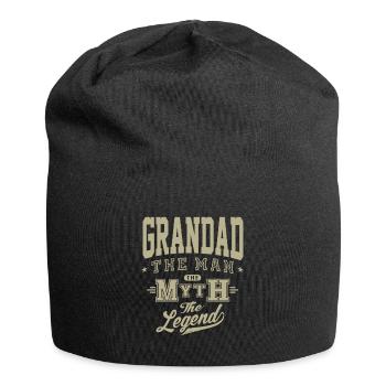 Papy La Légende - Bonnet en jersey - noir - Devant