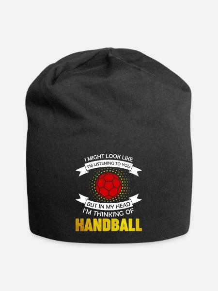 handball - Bonnet en jersey - noir