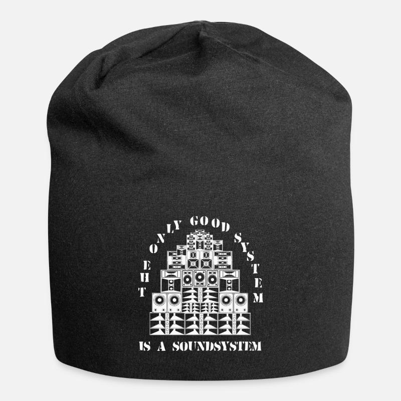 Le seul bon système est un système sonore - Bonnet en jersey - noir