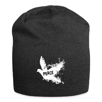 Against racism, for peace - Jersey Beanie - charcoal grey - Front