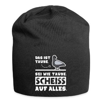 Be like a dove - Jersey Beanie - black - Front