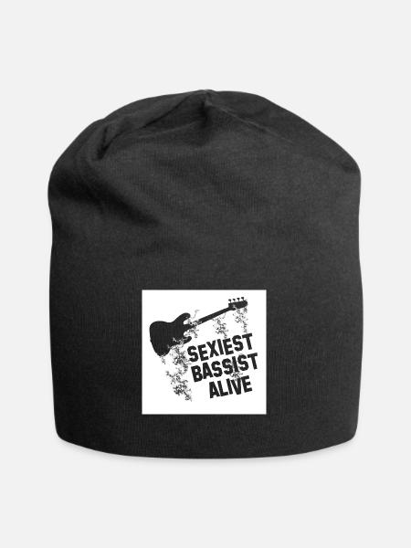 Bassist Groupie - Jersey-Beanie - Schwarz