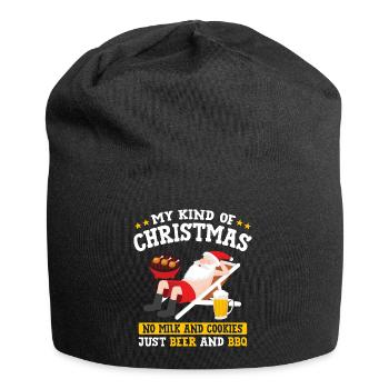 My Kind Of Christmas - Christmas in Summer - Jersey Beanie - black - Front