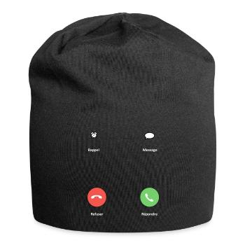 Call - Jersey Beanie - black - Front