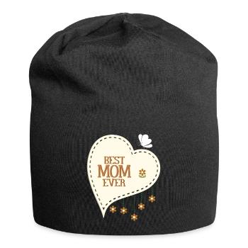 Best Mom Ever - Jersey Beanie - black - Front