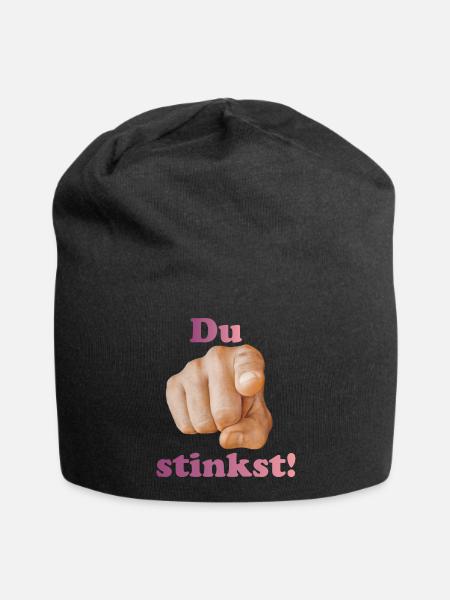 Du stinkst - Jersey-Beanie - Schwarz