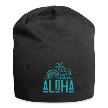 Aloha - Jersey-Beanie - Schwarz - Vorne