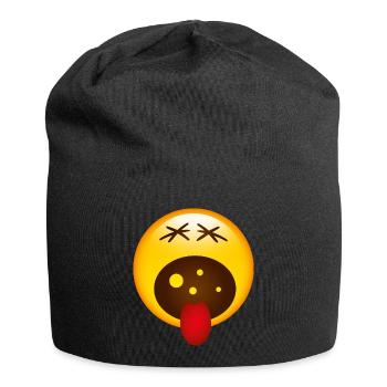 Smiley Screaming - Jersey Beanie - black - Front