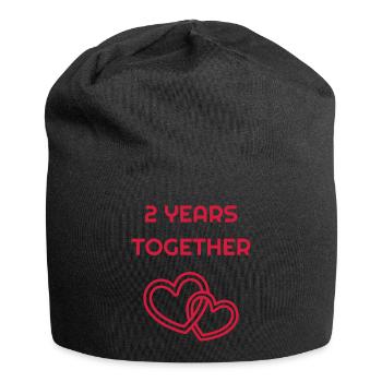 2 - Birthday Wedding - Marriage - Love - Wife - Jersey-Beanie - Schwarz - Vorne