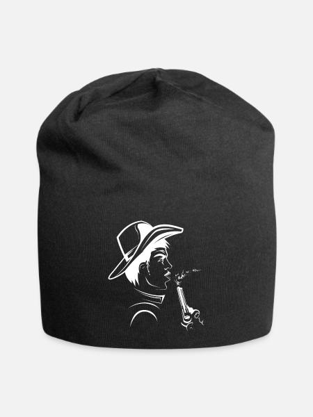 cowboy western wild west Symbol pistols - Jersey-Beanie - Schwarz