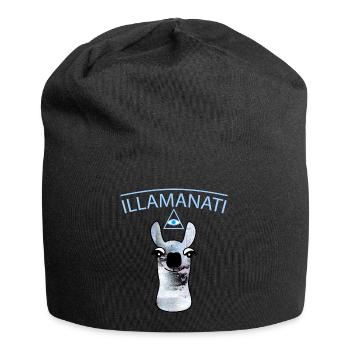 Illamanati (c) - Jersey Beanie - black - Front