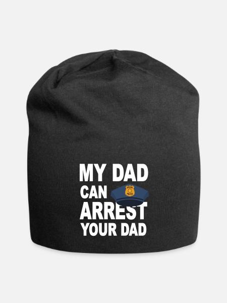 Polizei Police Papa - Jersey-Beanie - Schwarz