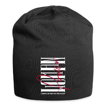Woman Power by ART8NS - Jersey Beanie - black - Front