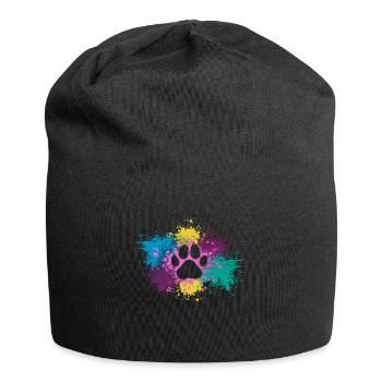 Hund - Jersey-Beanie - Schwarz - Vorne