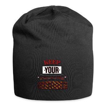 GARDEZ VOTRE DISTANCE FUCKING - Bonnet en jersey - noir - Devant