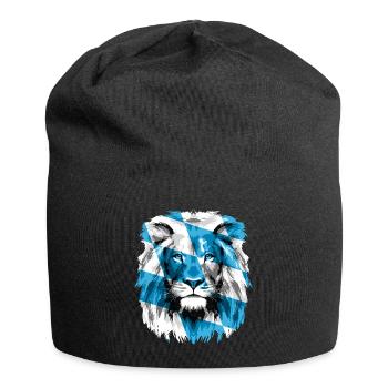 Bayern Löwe - Jersey-Beanie - Schwarz - Vorne