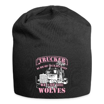Proud truck driver Trucker Babe Brummi truck - Jersey Beanie - black - Front