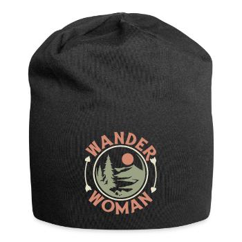 Wander Woman - Jersey-Beanie - Schwarz - Vorne