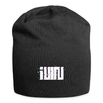 Gidle logo glitch - Jersey Beanie - black - Front