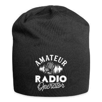 Radio amateur radio amateur RAdio - Bonnet en jersey - noir - Devant