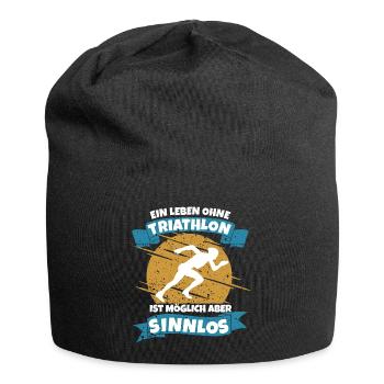 Triathlon Laufen Triathletin - Jersey-Beanie - Schwarz - Vorne
