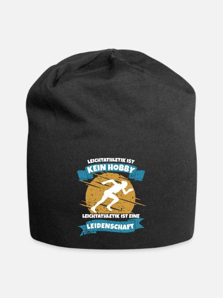Leichtathletik - Jersey-Beanie - Schwarz