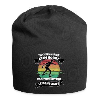 Tischtennis - Jersey-Beanie - Schwarz - Vorne