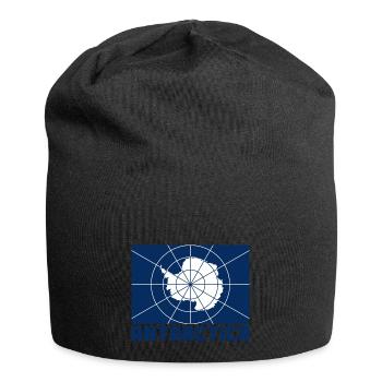 Antarktis - Jersey-Beanie - Schwarz - Vorne