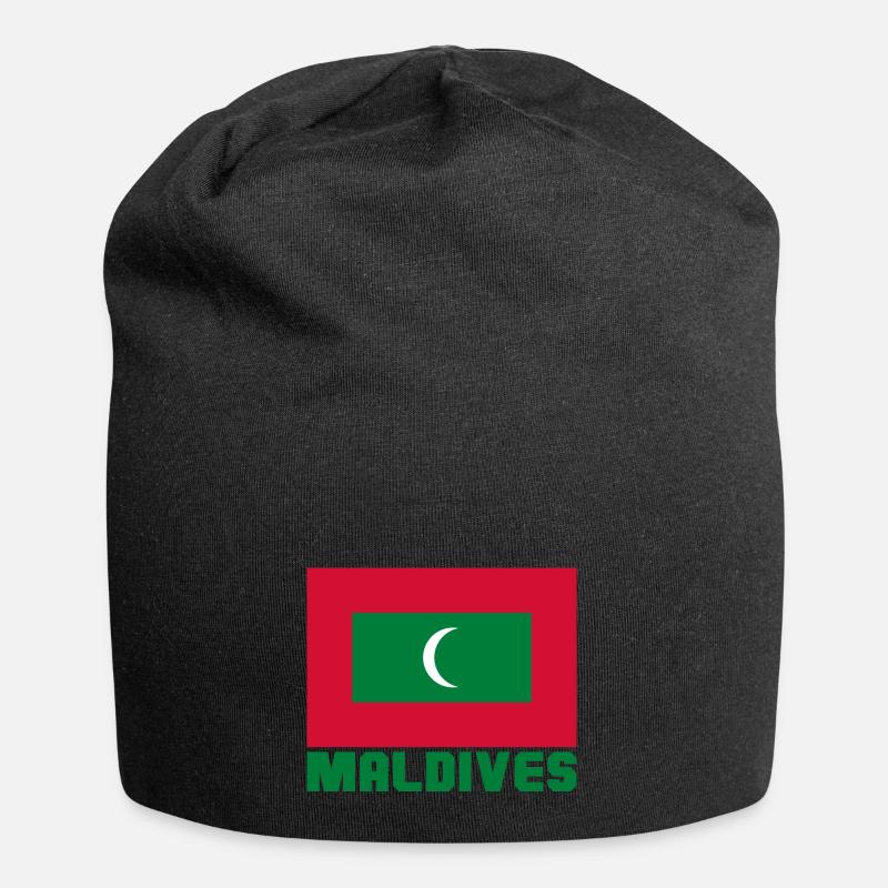 Maldives - Bonnet en jersey - noir
