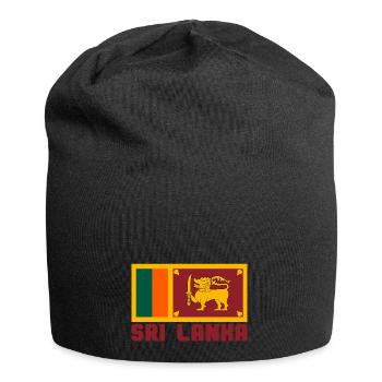Sri Lanka - Jersey-Beanie - Schwarz - Vorne
