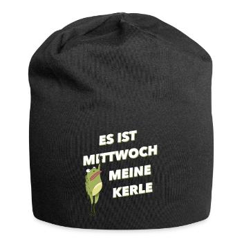 Es Ist Mittwoch Meine Kerle - Jersey-Beanie - Schwarz - Vorne